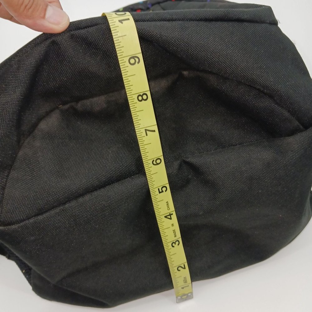 ADIDAS BLACK COLORFUL POLKA DOT BACKPACK - Picture 11 of 16